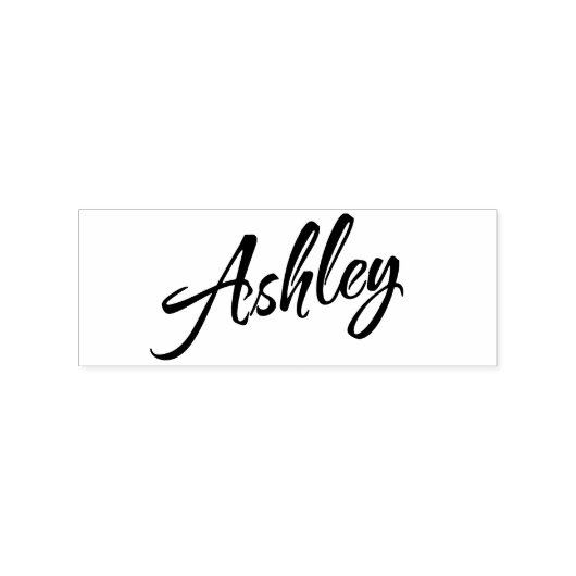 Ashley name rubberstempel (Afrduk)