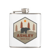 Ashley National Forest Beer Heupfles (Voorkant)