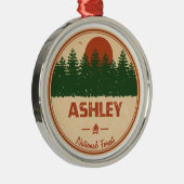 Ashley National Forest Metalen Ornament (Rechts)