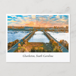 Ashley River Bridge: Een reis naar Charleston Briefkaart