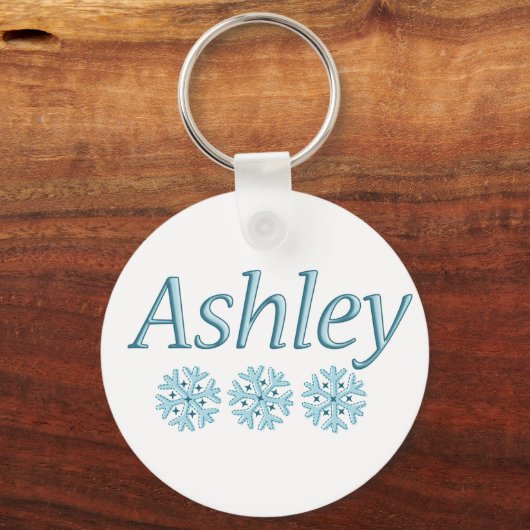Ashley Snowflake Sleutelhanger (Voorkant)