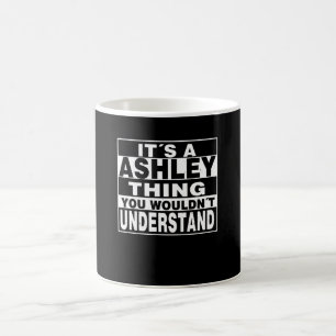 ASHLEY Surname Persoonlijke cadeaus Koffiemok