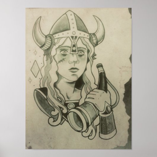 Ashley Thomas: "Valkyrie" Poster (Voorkant)