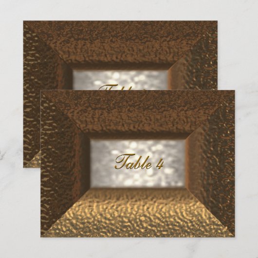 Ashley Victoriaans Table Number Kaart (Voorkant / Achterkant)