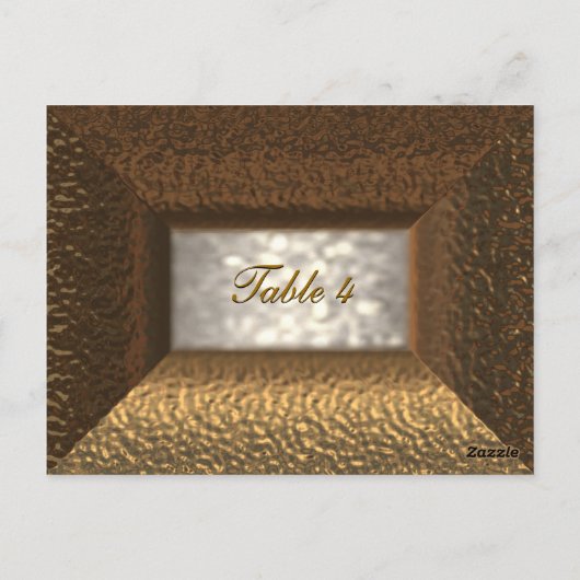 Ashley Victoriaans Table Number Kaart (Achterkant)