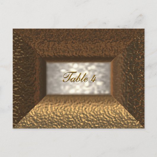 Ashley Victoriaans Table Number Kaart (Voorkant)