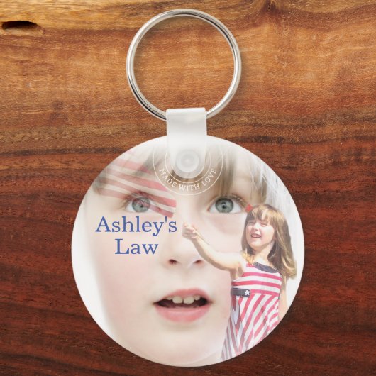 Ashley's Law Magnet Sleutelhanger (Achterkant)