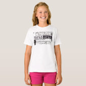 ashlyn merkt meisjes ringer op t-shirt (Voorkant volledig)