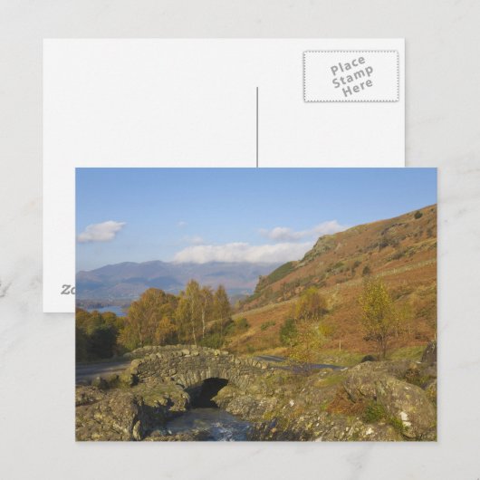 Ashness Bridge, Lake District, Cumbria, Engeland Briefkaart (Voorkant / Achterkant)