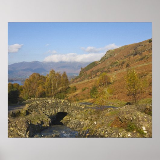 Ashness Bridge, Lake District, Cumbria, Engeland Poster (Voorkant)