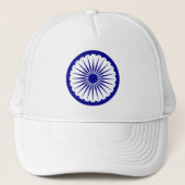 Ashoka Chakra (1947-1950) Symbool Trucker Pet (Voorkant)
