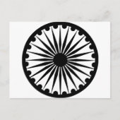 Ashoka Chakra Briefkaart (Voorkant)