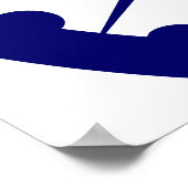 Ashoka Chakra, Indiase vlag Poster (Hoek)