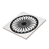 Ashoka Chakra Tegeltje (Zijkant)