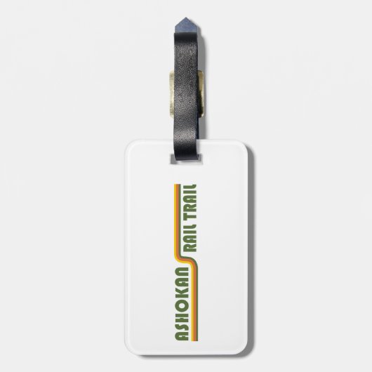 Ashokan Rail Trail New York Bagagelabel (Achterkant verticaal)