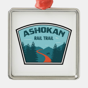 Ashokan Rail Trail New York Metalen Ornament