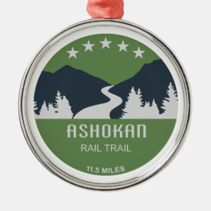 Ashokan Rail Trail New York Metalen Ornament