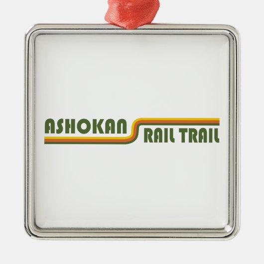 Ashokan Rail Trail New York Metalen Ornament (Voorkant)