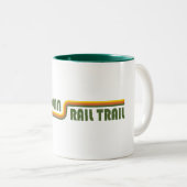 Ashokan Rail Trail New York Tweekleurige Koffiemok (Voorkant rechts)