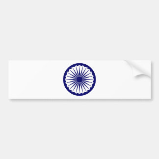 Ashoka's Dharma Chakra Bumpersticker