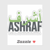 Ashraf Sticker (Vel)
