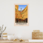 Ashridge Estate Reisposter Poster (Keuken)