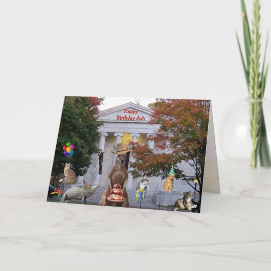 Ash's birthday card 2025 kaart (Voorkant)
