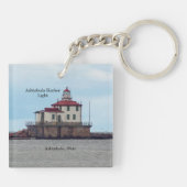 Ashtabula Harbor Light acryl sleutelhanger (Achterkant)