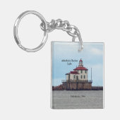 Ashtabula Harbor Light acryllic key chain Sleutelhanger (Voorkant Links)