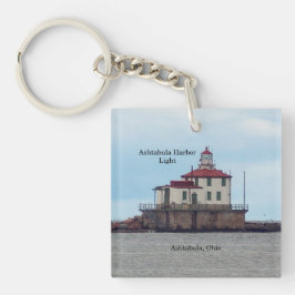 Ashtabula Harbor Light acryllic key chain Sleutelhanger