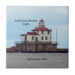 Ashtabula Harbor Light-tegel Tegeltje