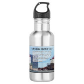 Ashtabula Harbour Lichte waterfles Waterfles (Voorkant)