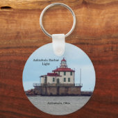 Ashtabula Harbour Light-keten Sleutelhanger (Voorkant)