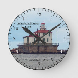 Ashtabula Harbour Light-klok Ronde Klok