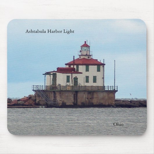 Ashtabula Harbour Light mousepad Muismat (Voorkant)
