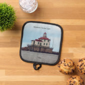 Ashtabula Harbour Light pothouder Pannenlap (Top down)