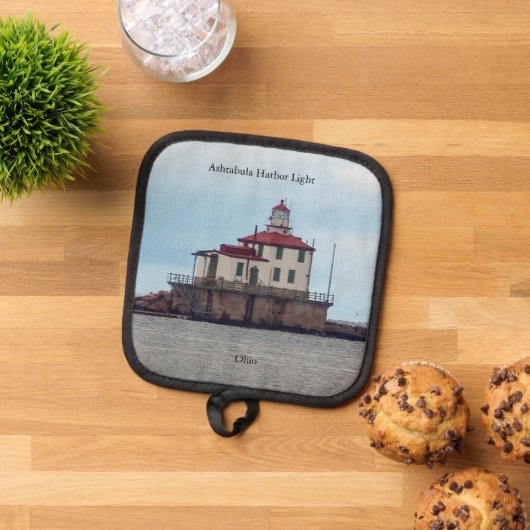 Ashtabula Harbour Light pothouder Pannenlap (Top down)
