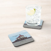 Ashtabula Harbour Light set of 6 plastic onderzett Bier Onderzetter (Rechterzijde)