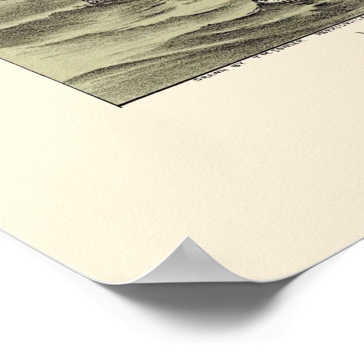 Ashtabula Harbour, OH Panoramic Map - 1896 Poster (Hoek)