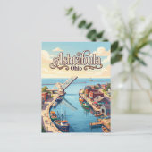 Ashtabula, Ohio Briefkaart (Staand voorkant)