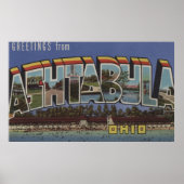 Ashtabula, Ohio - Grote letterscènes Poster (Voorkant)