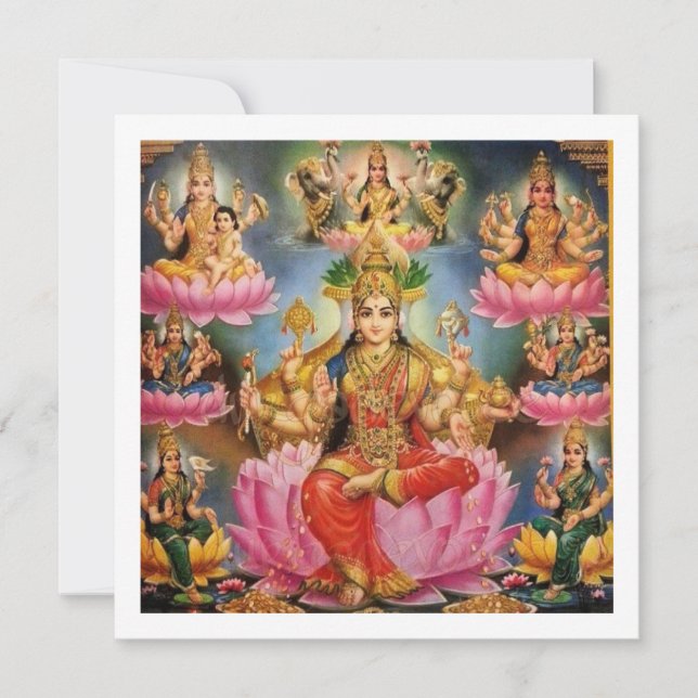 Ashtalakshmi - Acht vormen van Lakshmi (Voorkant)