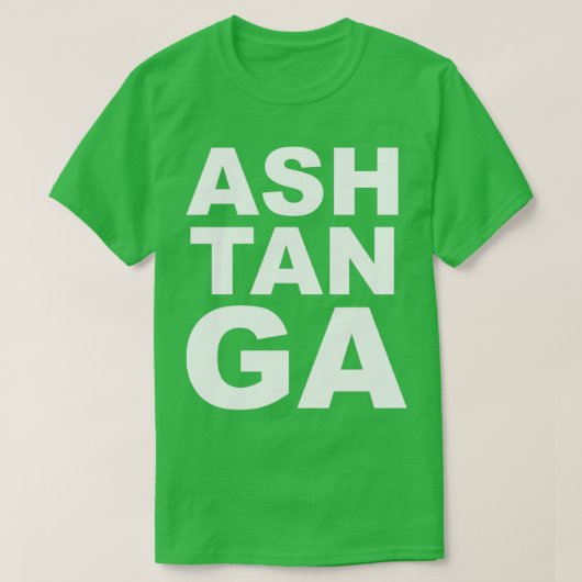 Ashtanga Yoga Design T-shirt (Design voorkant)