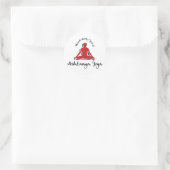 Ashtanga Yoga Ronde Sticker (Tas)