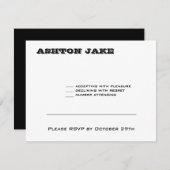 Ashton Bar Mitzvah RSVP (Voorkant / Achterkant)