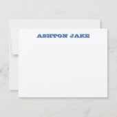 Ashton Bar Mitzvah Uitnodiging Hartelijk dank (Voorkant)