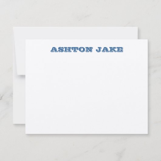 Ashton Bar Mitzvah Uitnodiging Hartelijk dank (Voorkant)