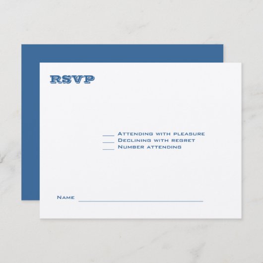 Ashton Bar Mitzvah Wedding RSVP 369 (Voorkant / Achterkant)