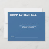 Ashton Bar Mitzvah Wedding RSVP 369 Kaart (Voorkant)