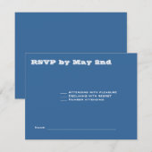 Ashton Bar Mitzvah Wedding RSVP 369 Kaart (Voorkant / Achterkant)